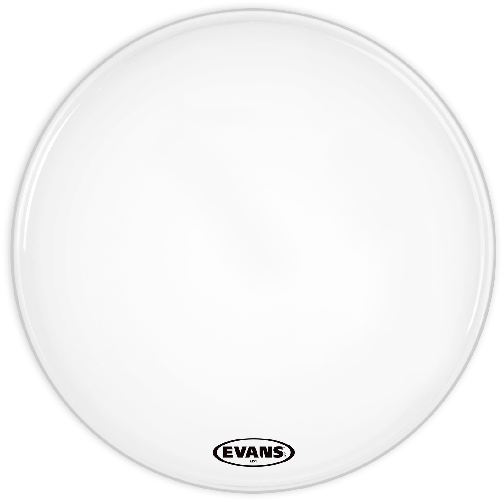 Evans MS1 White Marching Bass Drum Head, 30 Inch