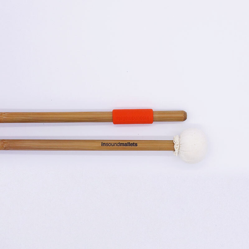 insound Leather Line Green Timpani Mallets (Soft)