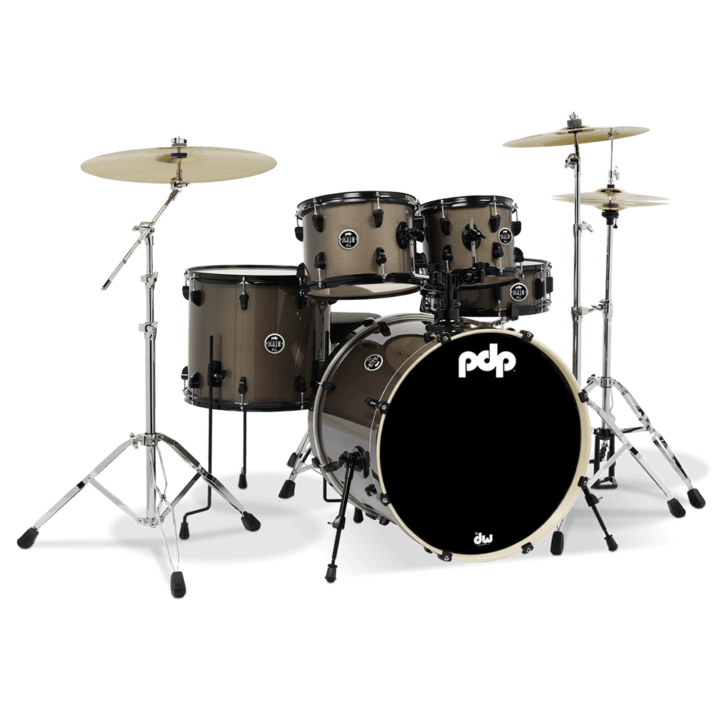 DRUM KIT 5 PCE 22 INCH BD BRONZE METALLIC DW PACIFIC
