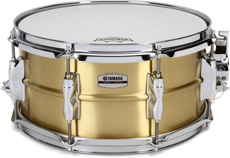 RECORDING CUSTOM 13" x 6.5" BRASS SNARE DRUM Yamaha