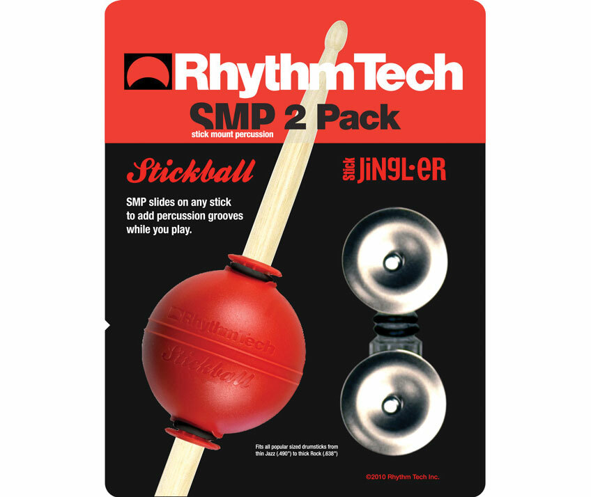STICK MOUNTED PERCUSSION 2 PACK JINGLER/BALL SHA RHYTHM TECH