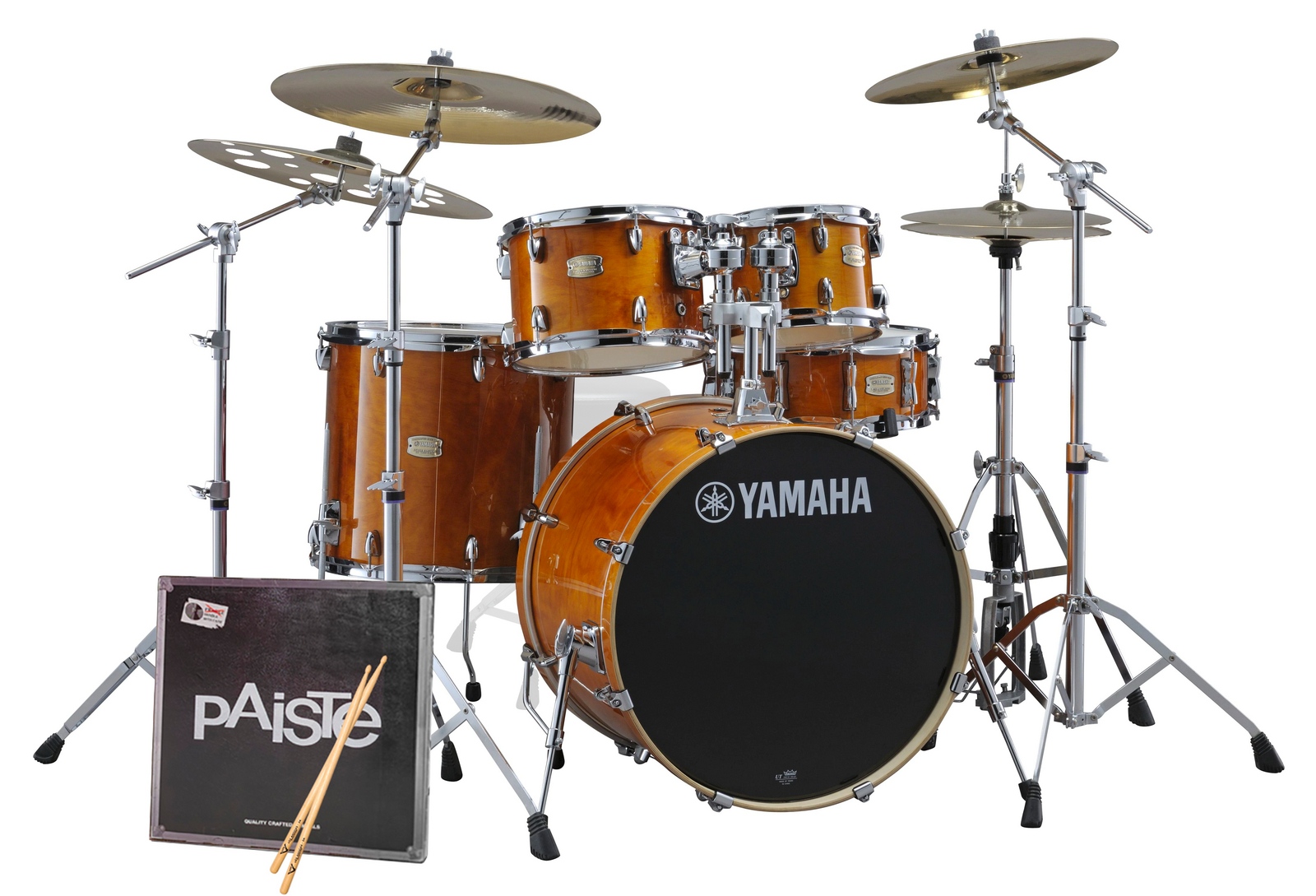 Yamaha Stage Custom 20" Fusion Drum Kit Honey Amber