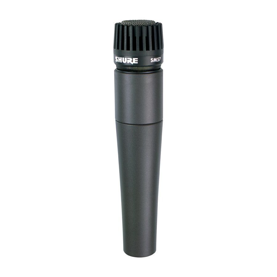 Shure SM57 Microphone Dynamic Lo Z Instrument Cardioid SM57 SHURE