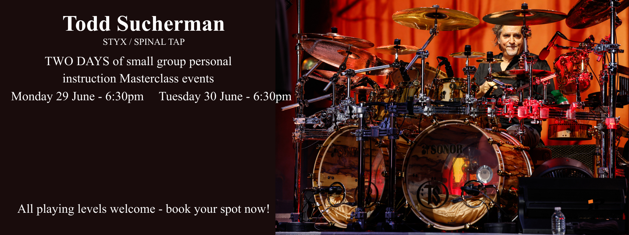 Todd Sucherman Masterclass