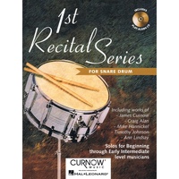 FIRST RECITAL SERIES BK/CD PIANO & SNARE DRUM