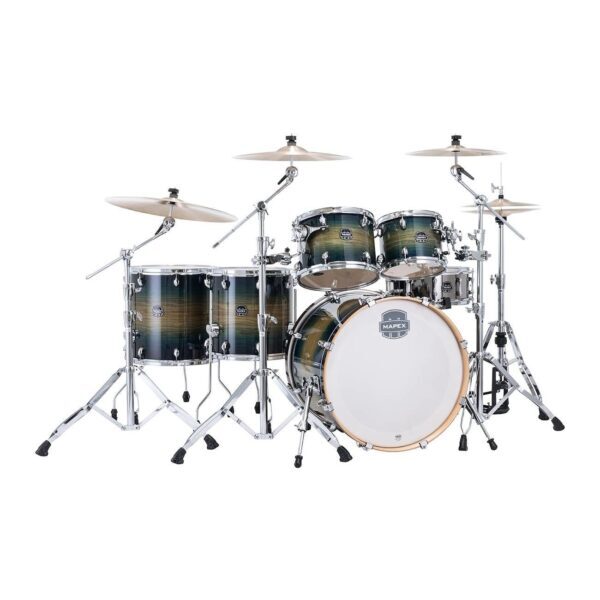 Mapex AR628SET Armory Series 6-Piece Drum Kit with 22in Bass Drum in Rainforest Burst