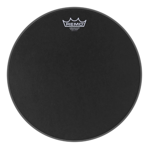 Remo Ambassador Suede 14" Black Suede Drum Head