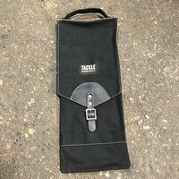 Tackle Compact Waxed Canvas Stick Bag - Black
