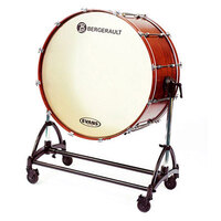 Bergerault 32 x 22 Inch Concert Bass Drum with tilting stand