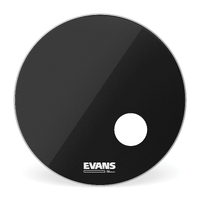 Evans EQ3 22" Black Resonant Bass Drum Head