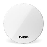 EVANS MX2 24 INCH MARCHING BASS DRUM HEAD WHITE