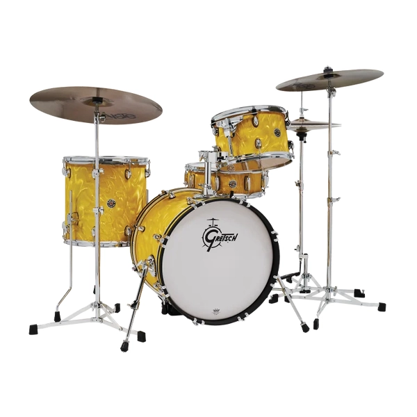 Gretsch Catalina Club Shell Pack - Yellow Satin Flame, 18"