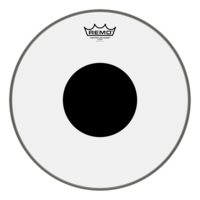 REMO CONTROLLED SOUND 10 INCH DRUM HEAD CLEAR BLK DOT ON TOP BATTER