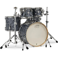 DW Design Series 22" 5 Piece Shell Pack - Silver Slate Marine
