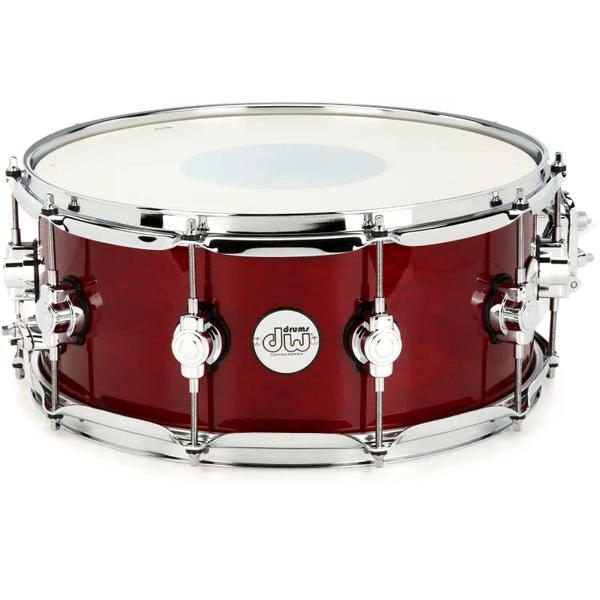 DW Design Series Snare Drum 14x6 - Cherry Stain