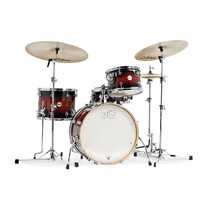 DW Drums Design Frequent Flyer 4pc Drum Kit - Shell Pack - Tobacco Burst
