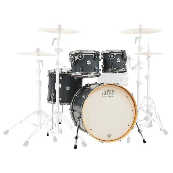 DW Design Series 22" 4pc Shell Pack in Steel Grey