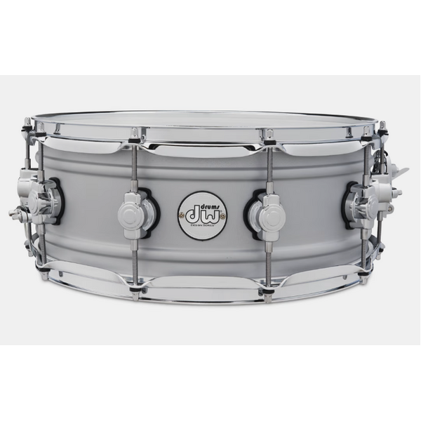 DW Design Snare, Matte Aluminum, 5.5x14