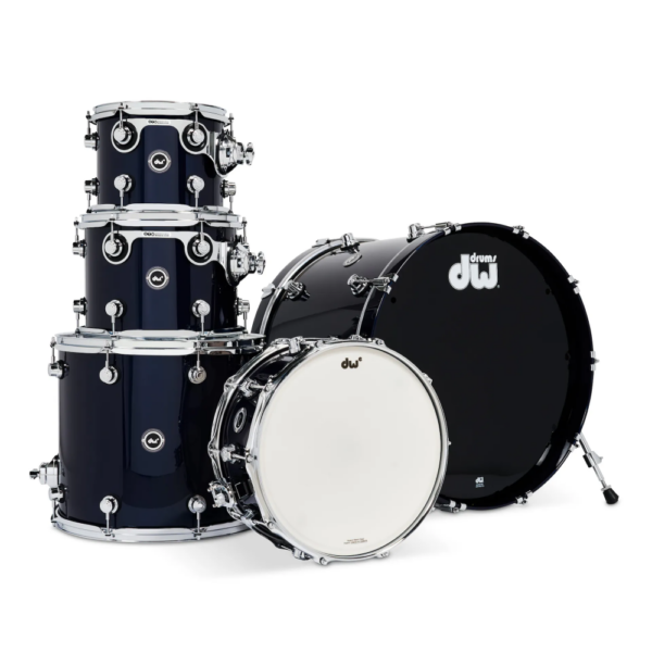 DWe 5pc Electronic Drum Shell Pack with Cymbals in Midnight Blue Metallic - PRE ORDER