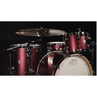 DW DESIGN LIMITED EDITION 4  PIECE SHELL PACK CRIMSON RED