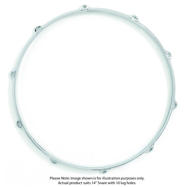 Gibraltar 14"/10 Lug Snare Batter Side Die Cast Hoop (Pk-1)