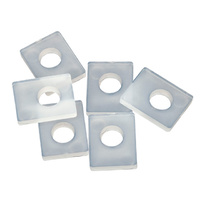 GIBRALTAR CLEAR PLASTIC LUG LOCKS 6-PACK 