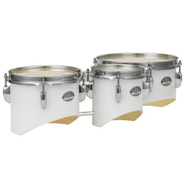 Pearl Junior Trio 6-8-10 Marching Tom Set - Pure White