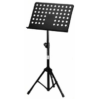 On Stage Orchestral Sheet Conductor Stand with Holed Bookplate