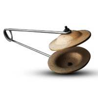 METAL CASTANETS PAIR