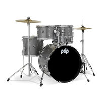PDP Centerstage 20" 5-piece Drum Kit - Silver Sparkle