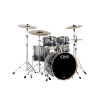 PDP Concept Maple 5 Drum Kit - Silver to Black Fade