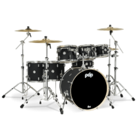 PDP Concept Maple 22" 7 Piece Shell Pack - Satin Black Finishply