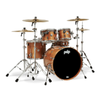 PDP Concept Maple Exotic 22" 5-piece Drum Kit - Honey Mahogany