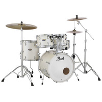 Pearl Decade Maple Fusion Plus Kit w/ Hardware - White Satin Pearl