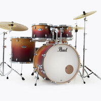 Pearl Export EXL 20" Fusion Drum Kit w/Hardware - Ember Dawn 