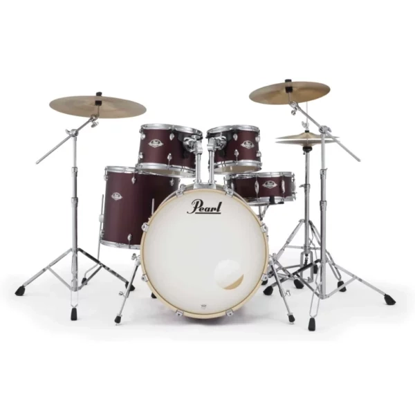 Pearl Export EXX 20" 5-Piece Fusion Plus Kit w/hardware - Satin Scarlet