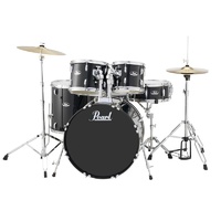 Pearl Roadshow-X 20" 5-piece Fusion Drum Kit - Jet Black 
