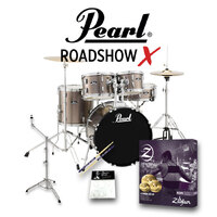 Pearl Roadshow-X 20" 5-piece Fusion Drum Kit [Bronze Metallic]