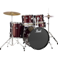 Pearl Roadshow-X 22" 5-piece Fusion Plus Drum Kit - [Red Wine]