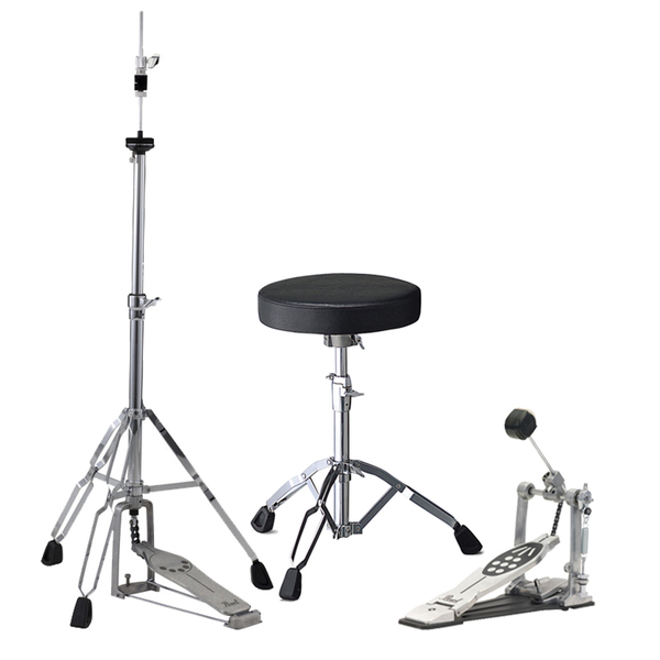 Pearl E- Kit Hardware 3 - P-920 pedal, D-790 throne & H-830 hi-hat stand