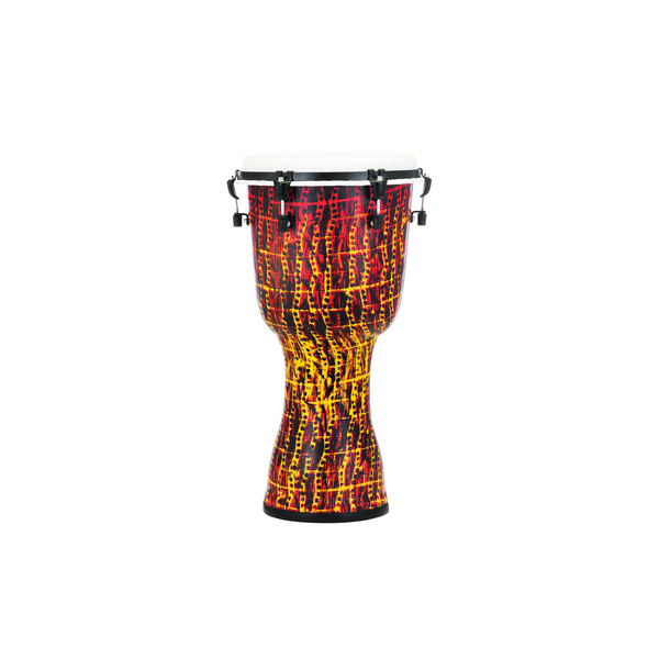 PEARL 12" TOP TUNED SYNTHETIC SHELL DJEMBE   TRIBAL FIRE