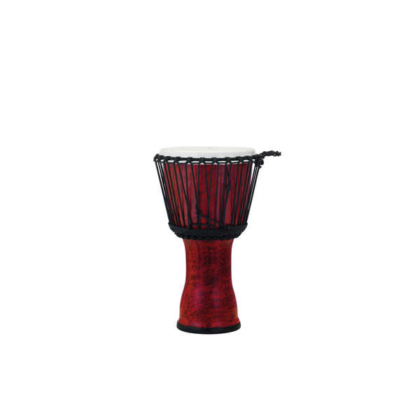 PEARL 10" ROPE TUNED SYNTHETIC SHELL DJEMBE   MOLTEN SCARLET