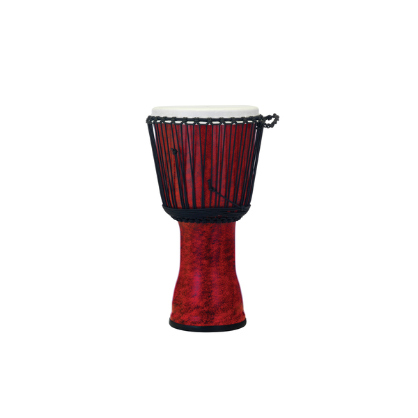 PEARL 12" ROPE TUNED SYNTHETIC SHELL DJEMBE   MOLTEN SCARLET