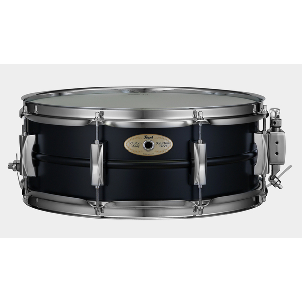Pearl Sensitone 14 x 5.5 Steel Snare Drum - Matte Black