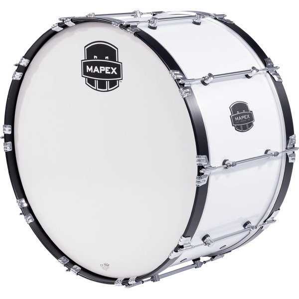 Mapex 20" Marching Bass Drum (White)