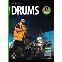 AMEB Rockschool Drums Grade 2 2018-2024 Book/OA