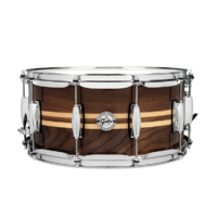 Gretsch 14 x 6.5 Walnut w/ Maple Inlay Snare Drum