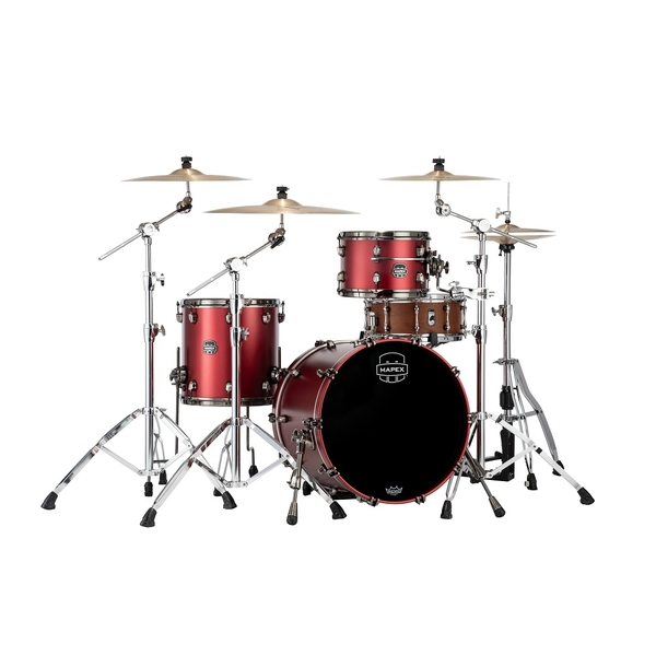 Mapex Saturn Evolution Hybrid 20" 3-Piece Shell Pack - Tuscan Red