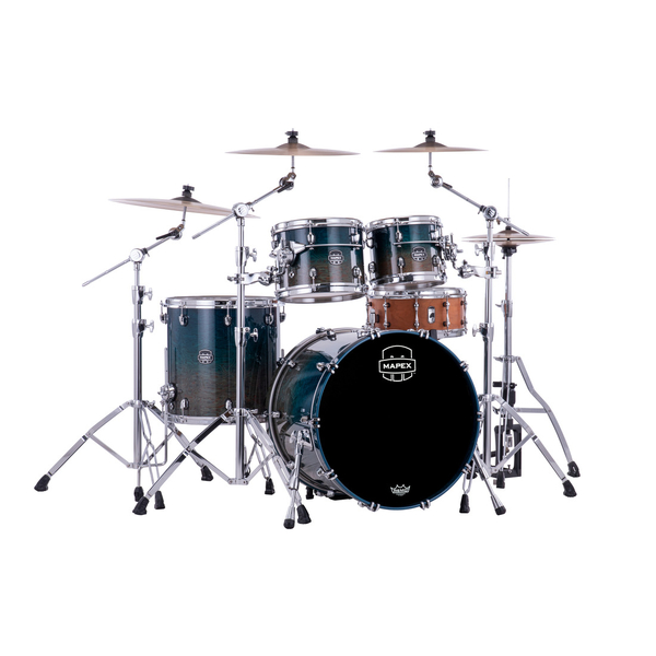 Saturn Evolution Maple-Walnut 22" 4-Piece Shell Pack - Exotic Aegean Fade
