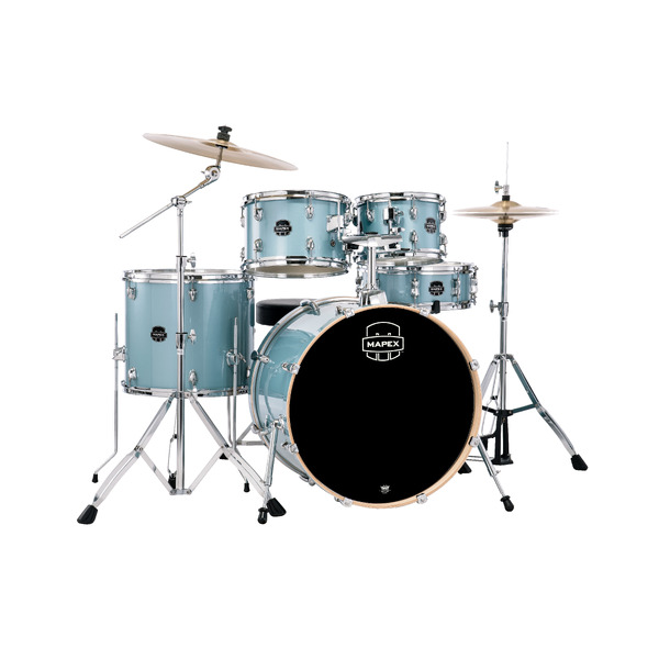 Mapex Venus 22" 5-Piece Drum Kit - Aqua Blue Sparkle